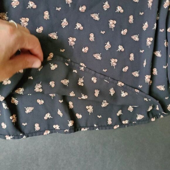 Anthropologie Floral Cold Shoulder Blouse - Picture 5 of 8